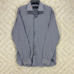 hammer made long sleeve button up shirt mens size 41/16